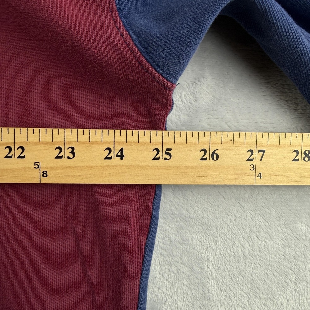 Vintage Chaps Ralph Lauren Rugby Polo Shirt Mens XL Colorblock Long Sleeve - Picture 8 of 9